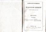 Romanzi storici di Walter Scott, tomo V-parte prima. Contenente: Il pirata/Lo specchio della zia Margherita/Woodstock/Le avventure di Nigel/Roberto Conte di Parigi