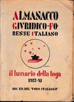 Almanacco Giuridico Forense Italiano. Il lunario della toga