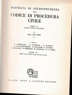 Rassegna Di Giurisprudenza Sul Codice Di Procedura Civile. Anni 1977-1980. Tomo II. libro II. art. 163-473 e legge sull'equo canone
