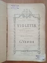 Violetta (La Traviata) opera en quatre aetes