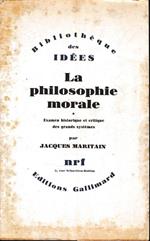 La philosophie morale