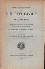 Corso teorico-pratico di Diritto Civile, vol. 3