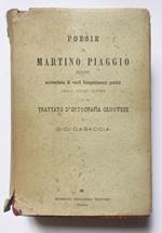 Poesie - Con trattato d'ortografia genovese di Gio Casaccia