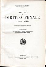 Trattato di diritto penale italiano, vol. 5°