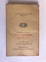 La penultima ventura. Libro Secondo. L'urna inesausta