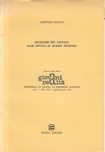 Richiamo dei giovani alle novità di questi decenni. Estratto dalla rivista: Giovani Realtà, anno V - nn. 15/16 - Luglio/Dicembre 1985