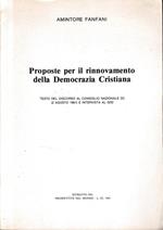 Proposte per il rinnovamento della Democrazia Cristiana. Estratto da: Prospettive nel mondo - n. 63, 1978