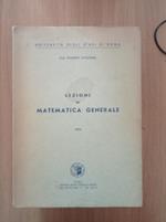 Lezioni di matematica generale