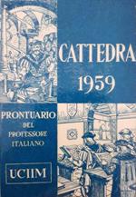 Cattedra, prontuario del professore italiano 1959