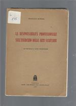 La responsabilità professionale nell'esercizio delle arti sanitarie