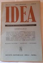 Idea. Mensile di cultura politica e sociale. Anno V -N.7