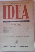 Idea. Mensile di cultura politica e sociale. Anno VI. -N.2