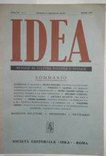 Idea. Mensile di cultura politica e sociale. Anno VII. -N.3