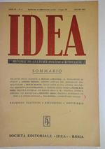 Idea. Mensile di cultura politica e sociale. Anno IX -N.6