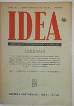 Idea. Mensile di cultura politica e sociale. Anno X-N.7