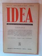 Idea. Mensile di cultura politica e sociale. Anno XII -N.1