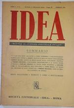 Idea. Mensile di cultura politica e sociale. Anno XII -N.2