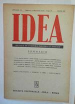 Idea. Mensile di cultura politica e sociale. Anno XIII -N.5