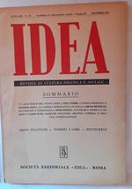 Idea. Mensile di cultura politica e sociale. Anno XIII -N.12