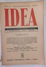 Idea. Mensile di cultura politica e sociale. Anno XIV. N.5