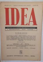 Idea. Mensile di cultura politica e sociale. Anno XIV -N.7