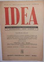 Idea. Mensile di cultura politica e sociale. Anno XIV - N.11