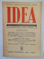 Idea. Mensile di cultura politica e sociale. Anno XVI -N.1