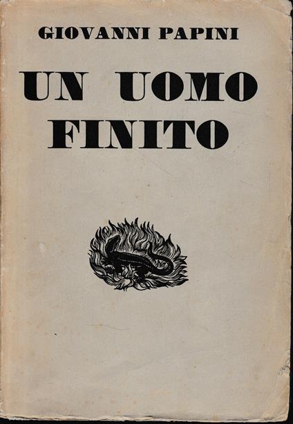 Un uomo finito - Giovanni Papini - copertina