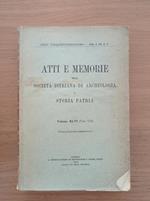 atti e memorie della società istriana di archeologia e storia patria volume XLVI (Fasc. I - II)