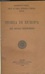 Storia di Europa nel secolo decimonono