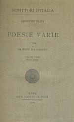 Poesie varie. 2 volumi