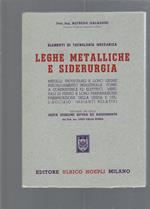 LEGHE METALLICHE E SIDERURGIA