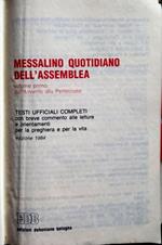 Messalino quotidiano dell'assemblea. Volume primo: dall'Avvento alla Pentecoste