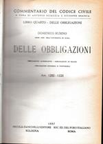 Commentario del Codice Civile, libro quarto - delle obbligazioni. Delle obbligazioni, art. 1285-1320