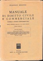Manuale di Diritto Civile e Commerciale, vol. 4