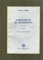 COMPLEMENTI DI MATEMATICA per i chimici, parte II