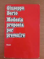 Modesta proposta per prevenire