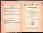 La France Litteraire. Morceaux Choisis des principaux écrivains francais