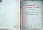 Bibliografia filosofica italiana dal 1900 al 1950. A-D