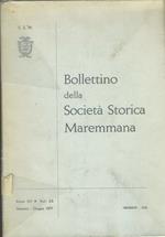 Bollettino della società storica maremmana. Anno XII. Vol. 23. Gennaio - Giugno 1971