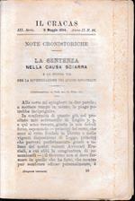 Il Cracas. Diario di Roma. Vol. 2. III serie, 6 Maggio 1894, anno II, n. 16