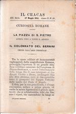 Il Cracas. Diario di Roma. Vol. 2. III serie, 27 Maggio 1894, anno II, n. 19