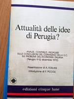 Attualità delle idee di Perugia?