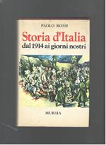Storia d'Italia dal 1914 ai giorni nostri