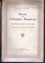 Storia della Filosofia Moderna (Volume primo)