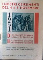 I nostri censimenti del 4 e 5 novembre