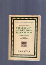 Prolegomeni Ad Ogni Metafisica Futura