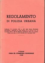 Regolamento di Polizia Urbana