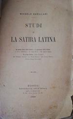 Studi su la satira latina