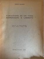 Variazione su un tema dannunziano: il labirinto